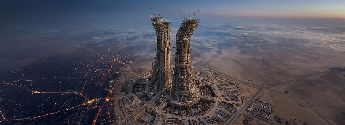 <p>Harlow Shapely Cairo Welcome Centre under construction</p>