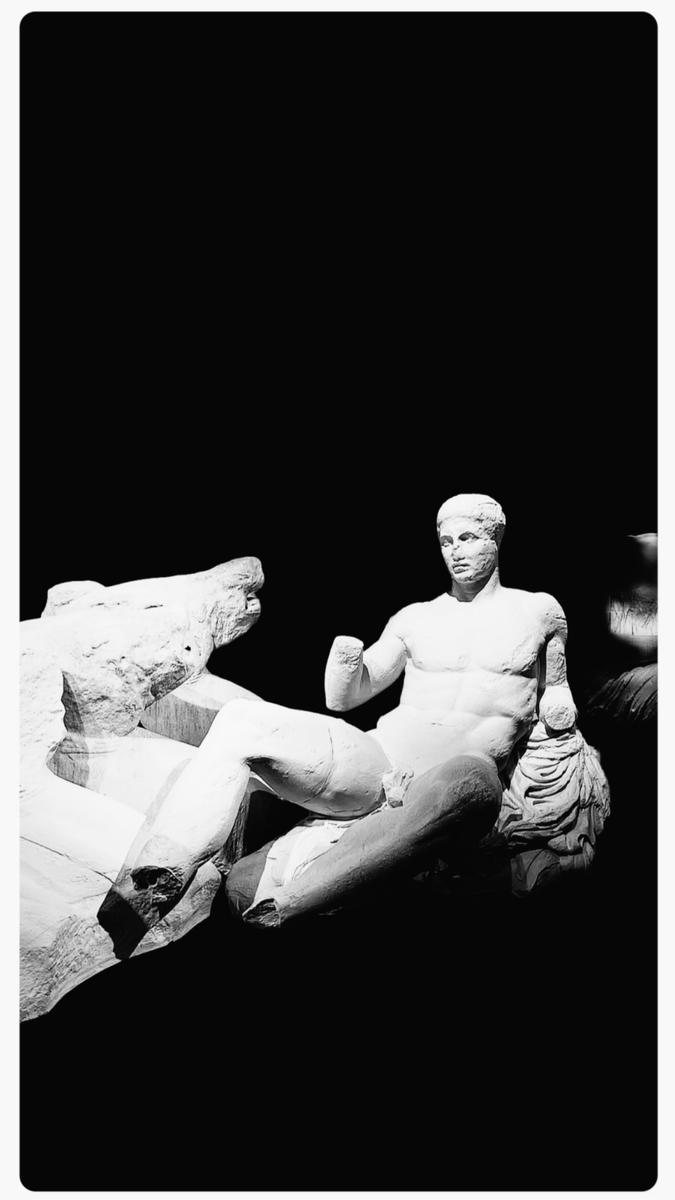 “During my time in London, I had developed the tender habit of seeking out these ancient marbles whenever I longed for him.”