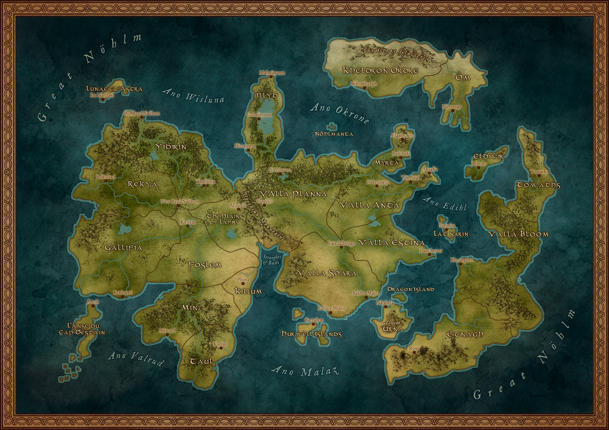 First Professional Map by Alec McKinley