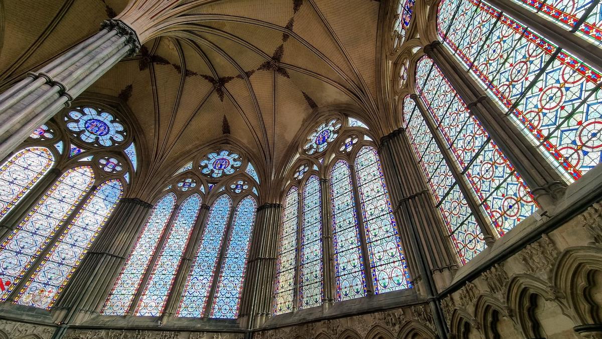 Stained Glass Windows at the Magna Carta at Salisbury Cathedral