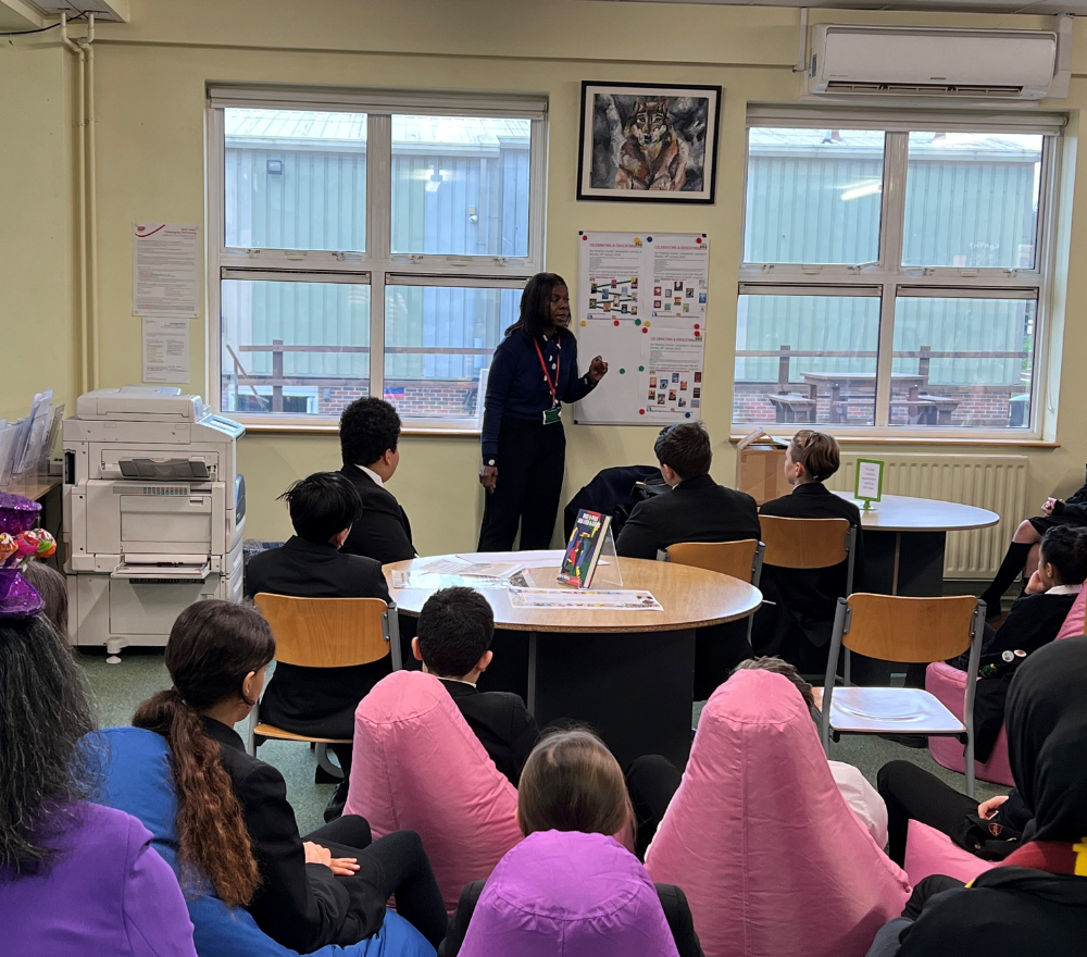 Event at Woodbridge High School as Guest Author for World Book Day