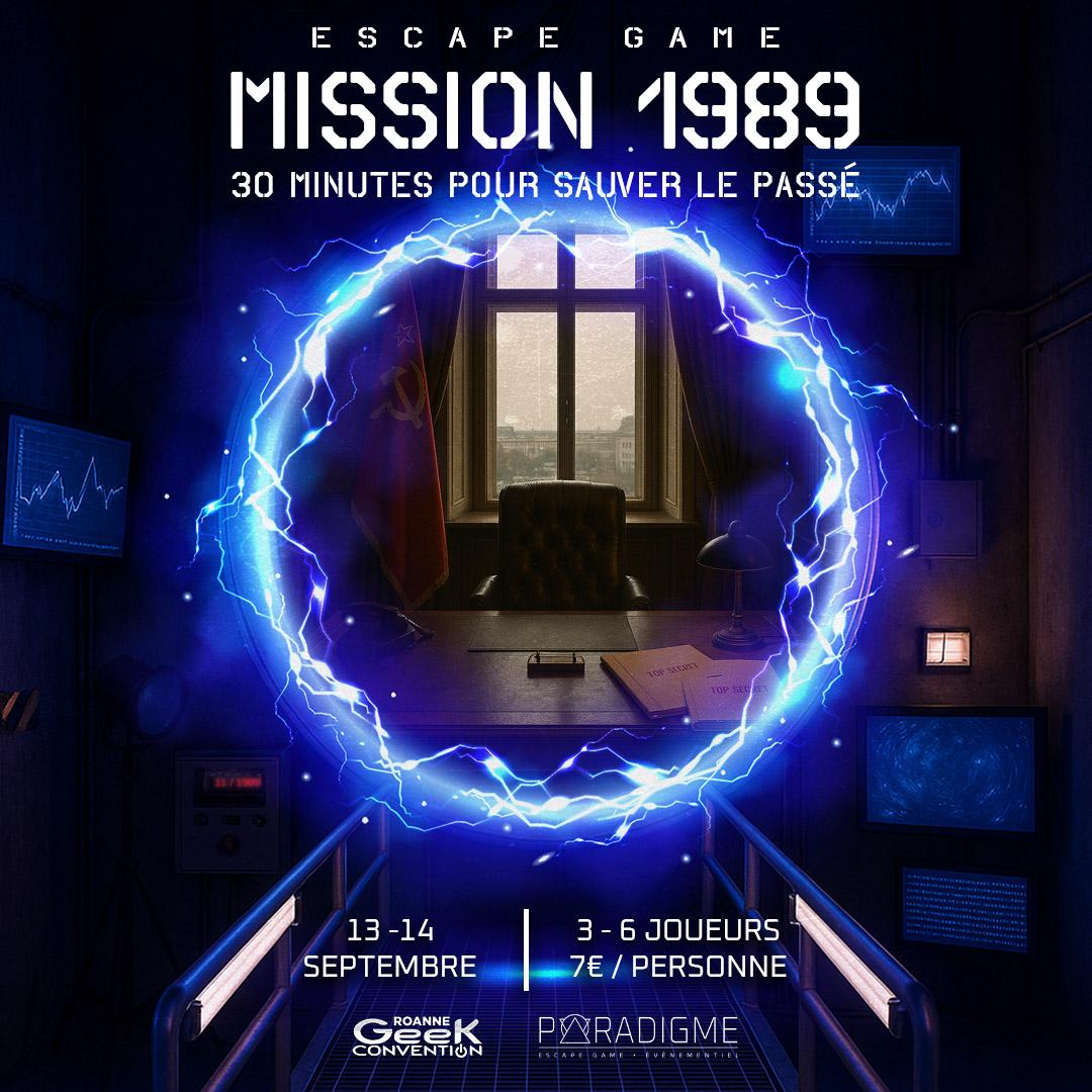 ESCAPE GAME : Mission 1989 (Scarabée Roanne)