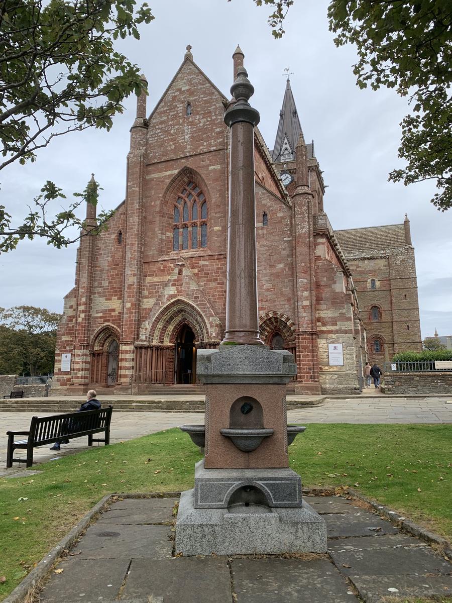 <p>St Magnus Cathedral in Kirkwall. In Souls of Scapa Flow, Alan Muir and Helen Hughes visit the cathedral, sitting together in contemplation.</p>