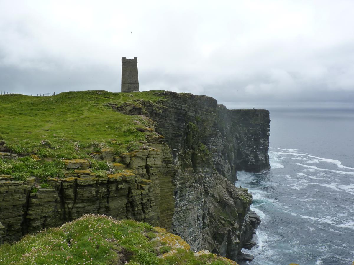 <p>The Kitchener Memorial at Marwick Head where Dwight is ‘tripped’ and nearly falls over the cliff.</p>