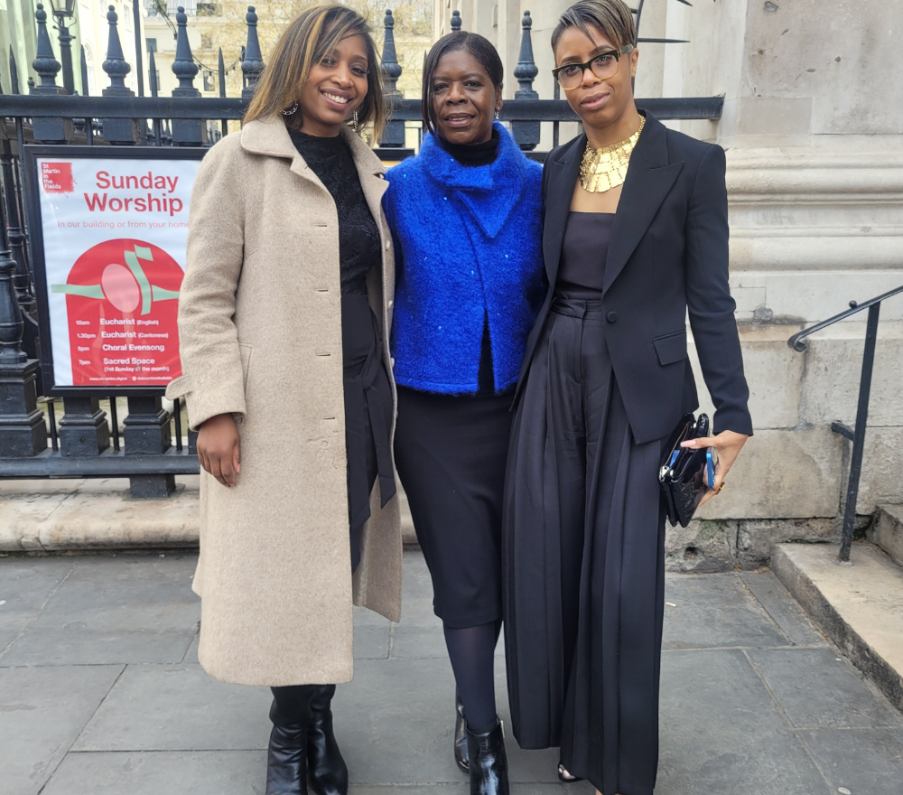 Pauline with Serlina Boyd, founder of award winning magazine Cocoa, UK's first black children's magazine and Nadine Bernard, representing part of the 1% of black headteachers