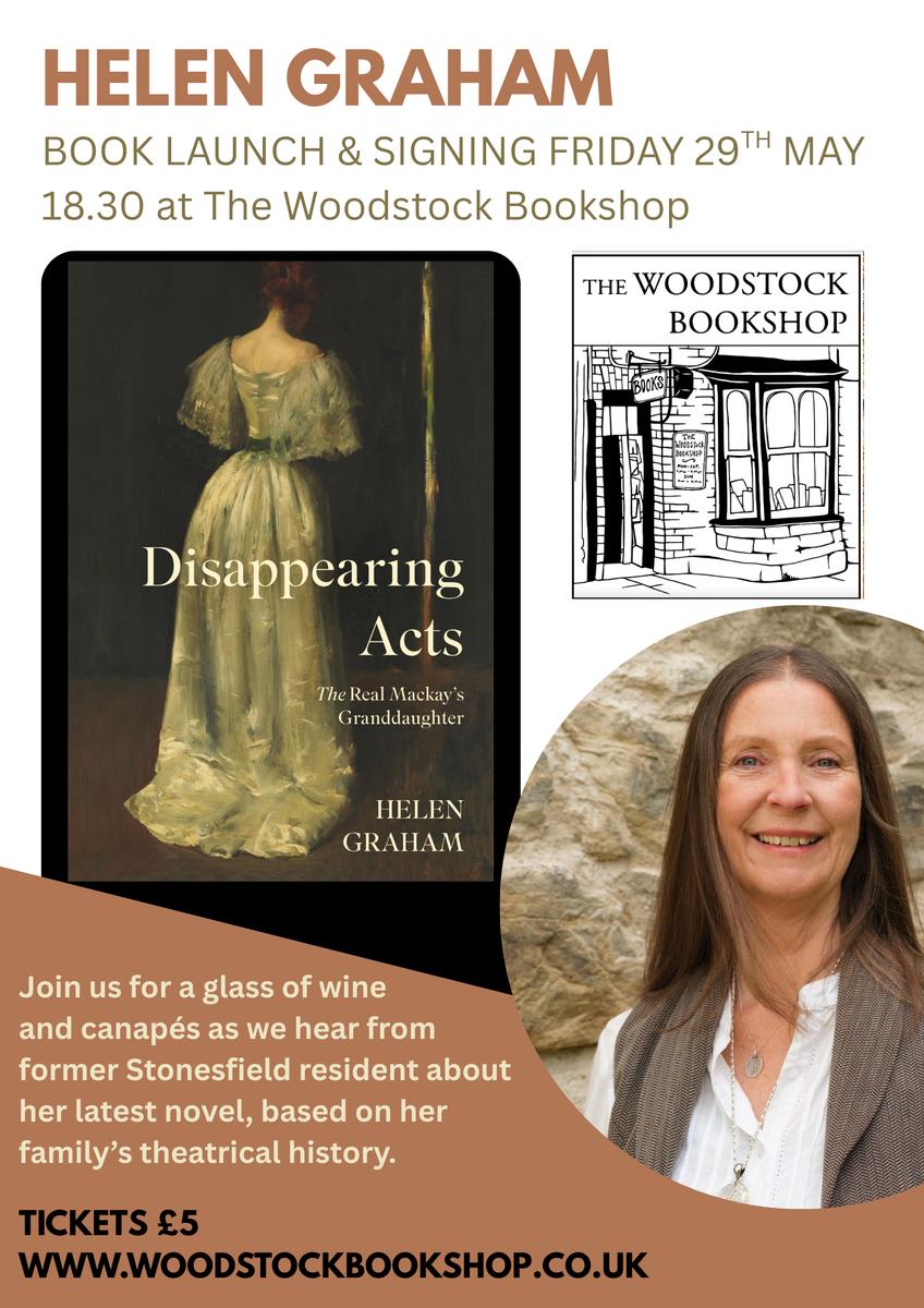 Woodstock Bookshop Disappearing Acts UK launch