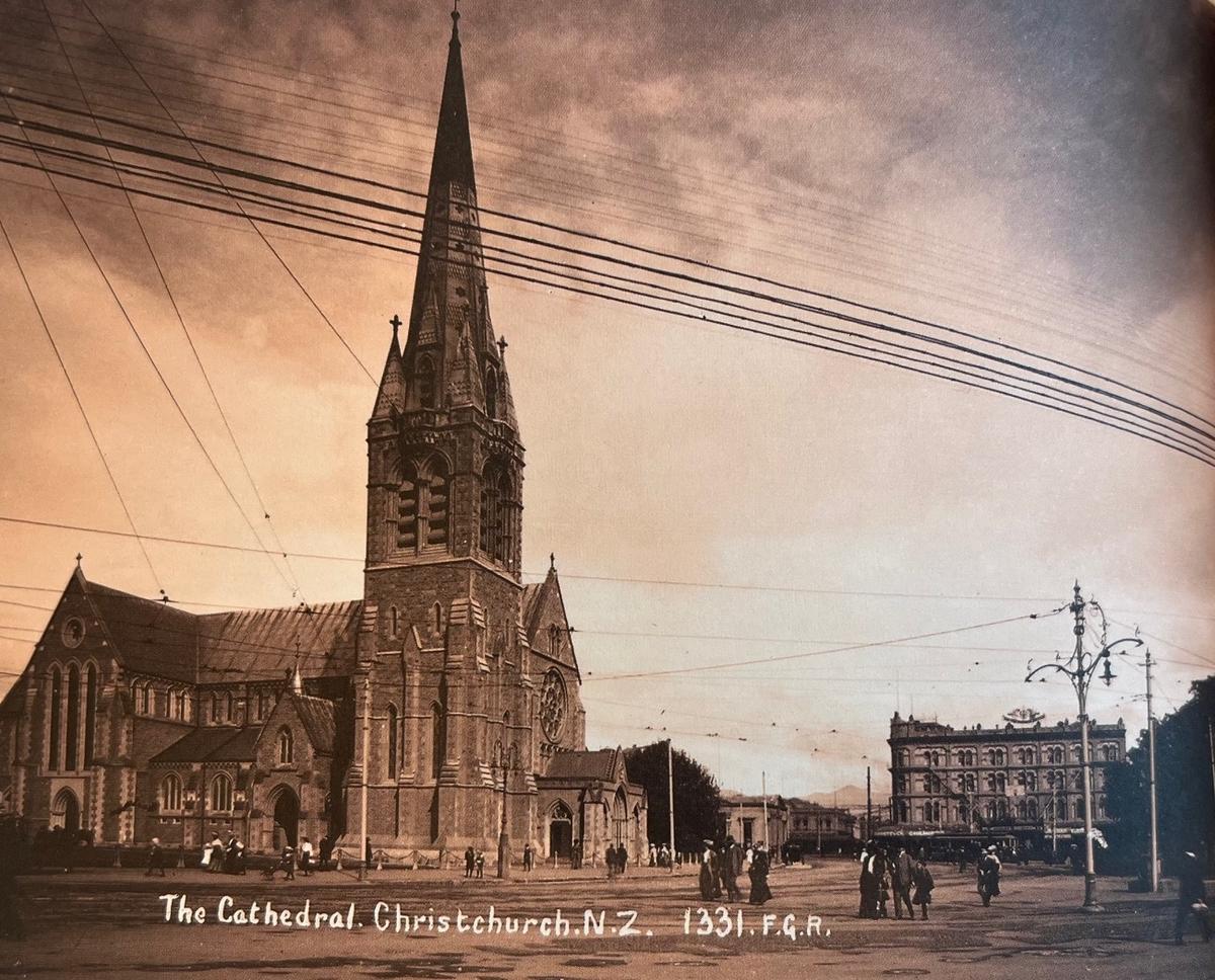 Christchurch cathedral 1900