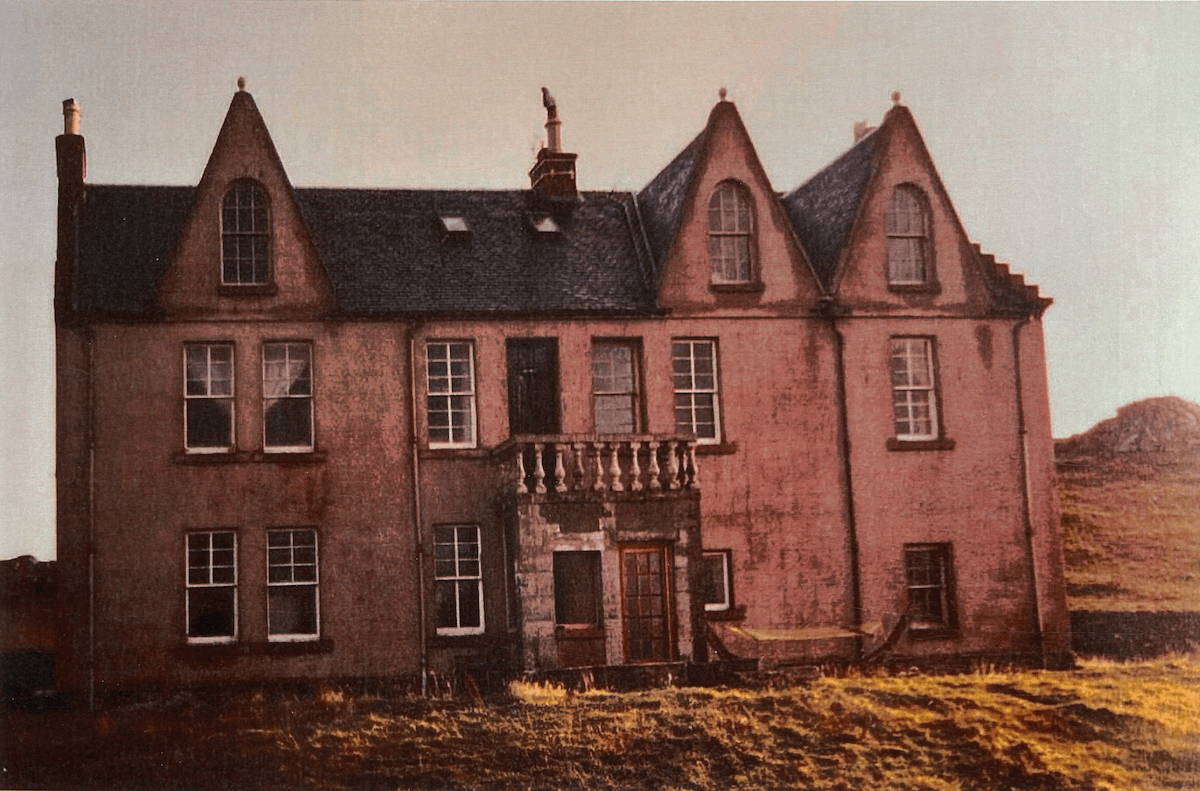 The Lighthouse Keepers House on Lowlandman's Bay, Isle of Jura, Scotland in 1992. I bought this abandoned house in 1988, shortly after Cecilia died and completely rebuilt the roof, putting in a new top floor, with a dormitory for my children's friends at one end and a library for myself at the other end. There I started work on the first draft of this book. It is a magical place, just a few miles south of Barnhill, where George Orwell wrote 1984