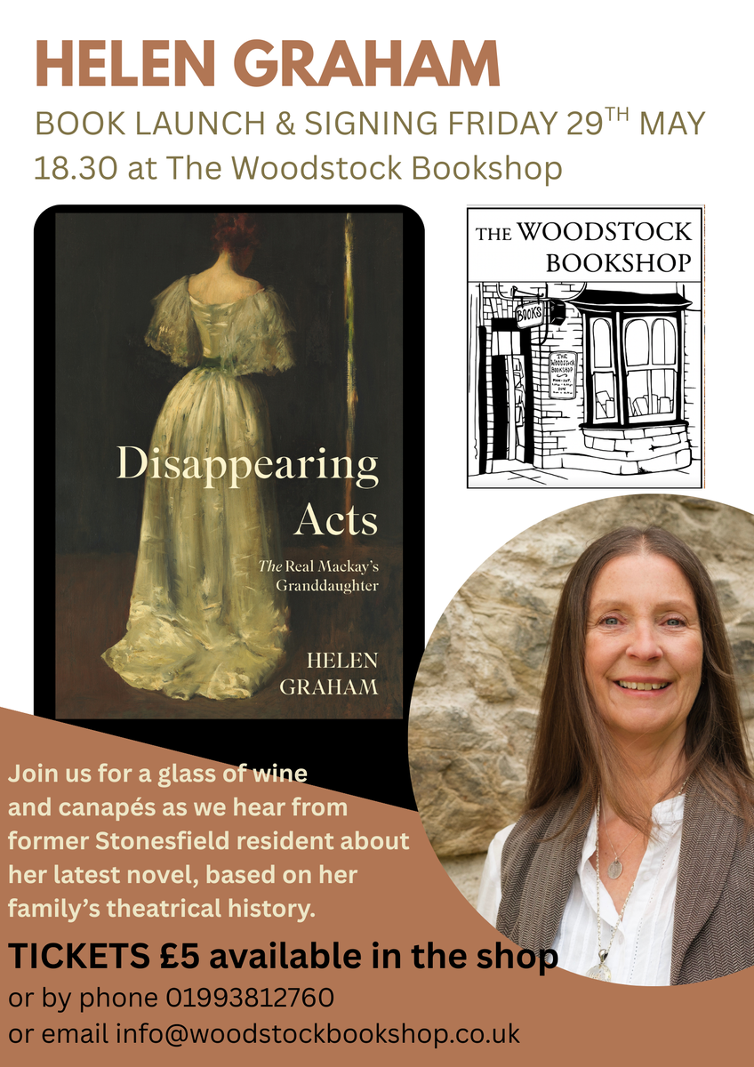 Woodstock Bookshop Disappearing Acts UK launch