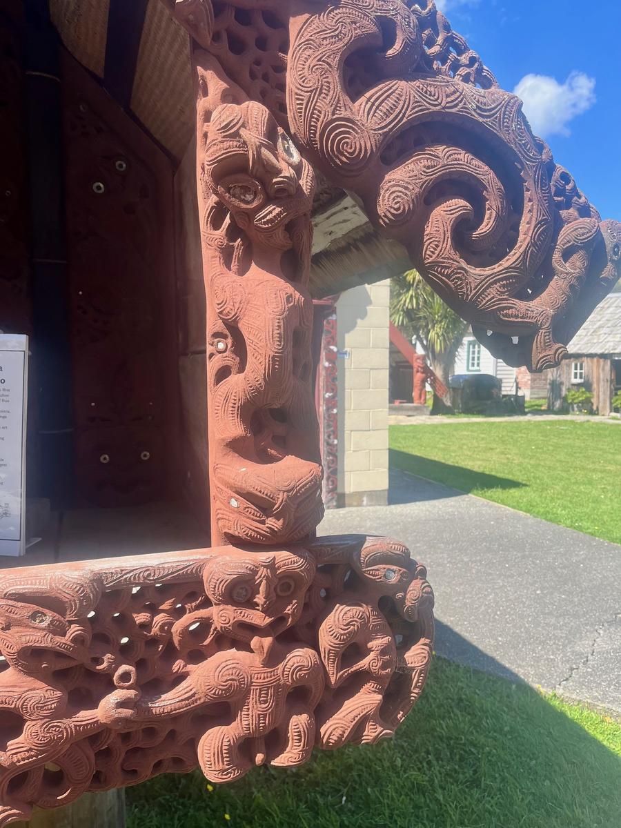Okains bay museum - Maori carving