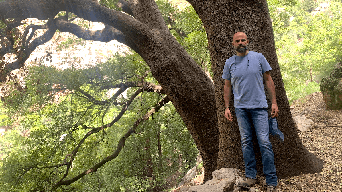 Where it all started: under an oak tree in the Qannoubin Valley, Lebanon