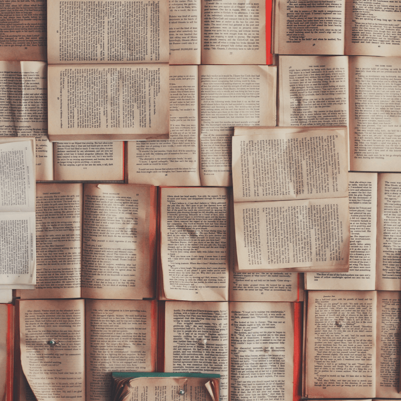 A stack of books celebrating World Book Day