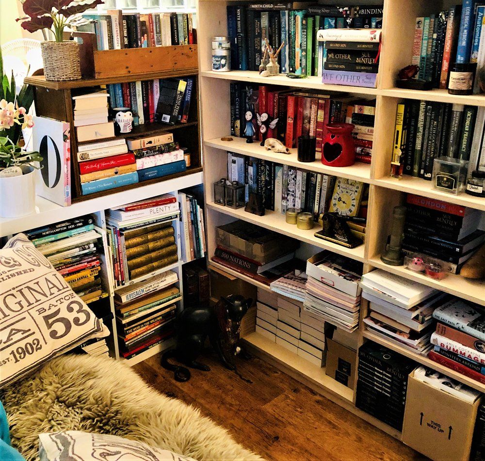 Sue Bentley's cosy reading corner