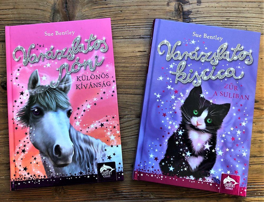 Hungarian editions of Magic Ponies: A Special Wish and Magic Kitten: Classroom Chaos