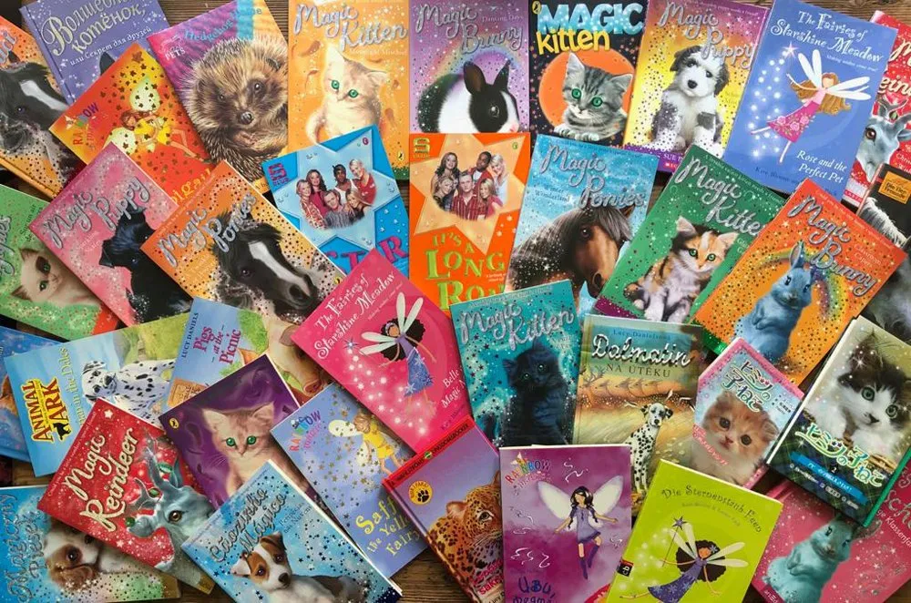 A colourful collection of Sue Bentley children's books