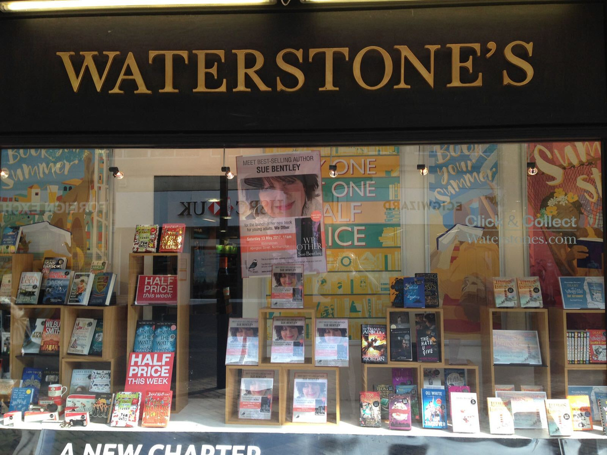 Waterstones window display for We Other