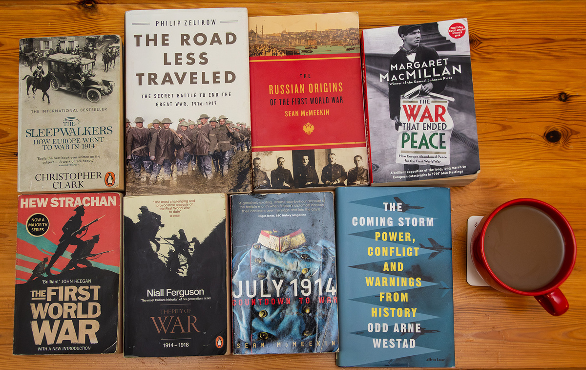 range of books on history of causes of the Great War