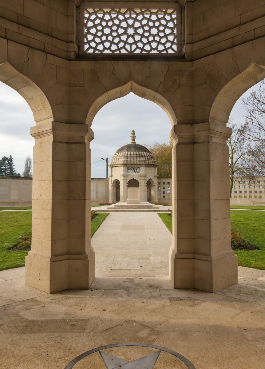 <p>The Indian memorial and cemetery at Neuve Chapelle that remembers the many Commonwealth soldiers and support staff from Britain&rsquo;s Indian colonies who served and died in this sector of the Western Front.</p>