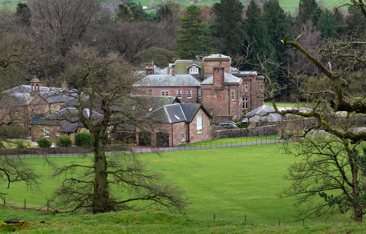 Swythamley Hall near Danebridge, former home of silk business owner Sir John Brocklehurst
