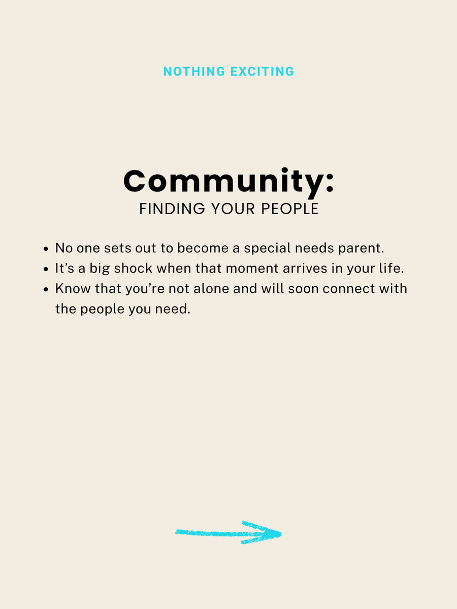 Nothing Exciting chapter graphic — Community