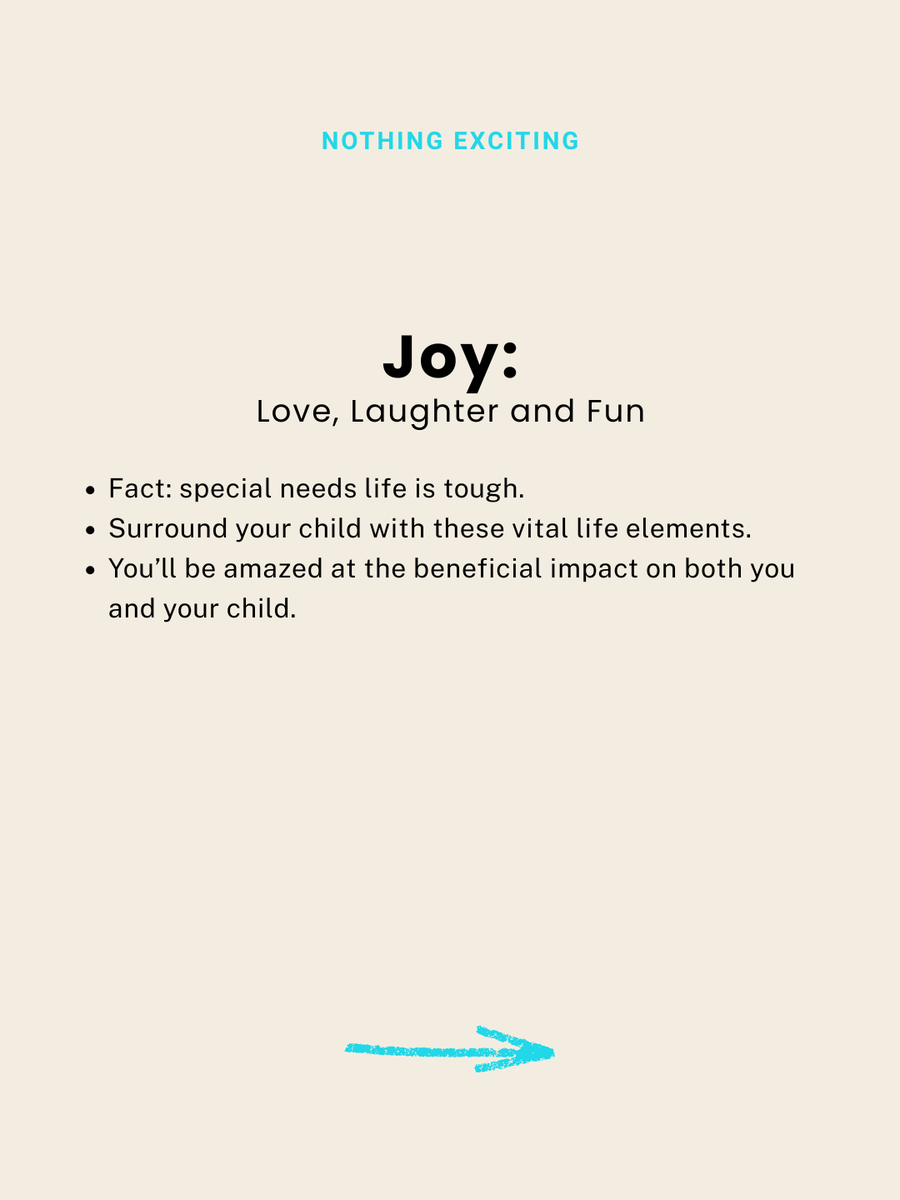 Nothing Exciting chapter graphic — Joy