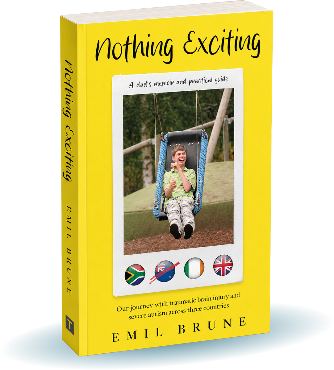 Nothing Exciting book cover 3D