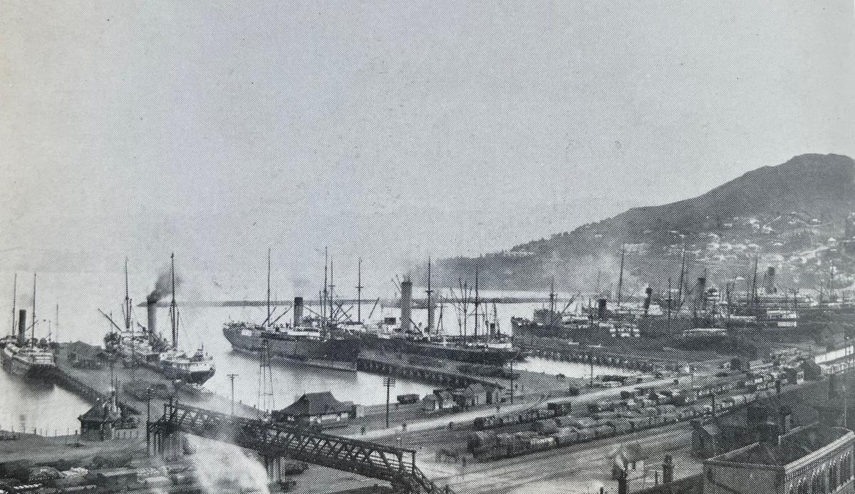 Lyttelton shipping 1909