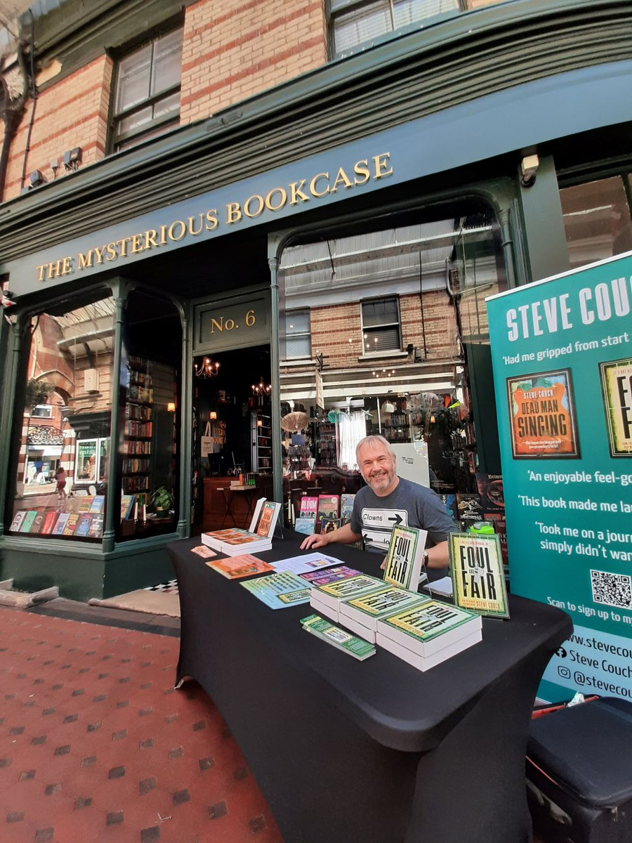 Selling books in person