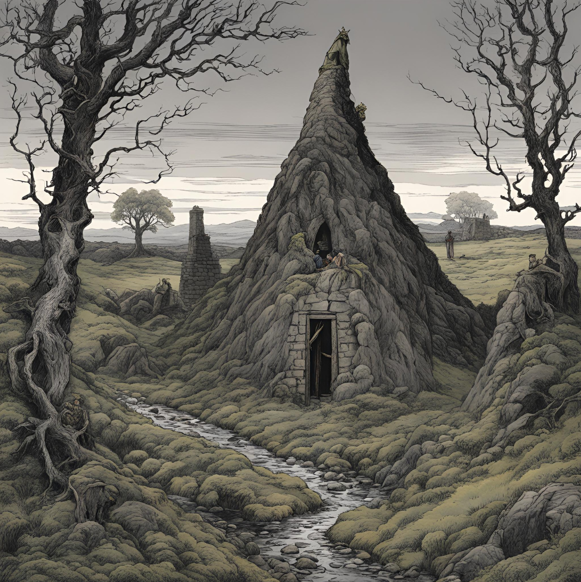 The Bogwitch's home - Immaculately tidy of course!!!