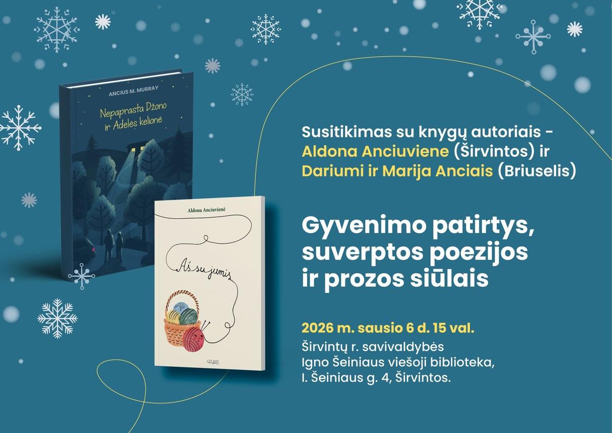 Dviejų knygų pristatymas - Presentation of two books