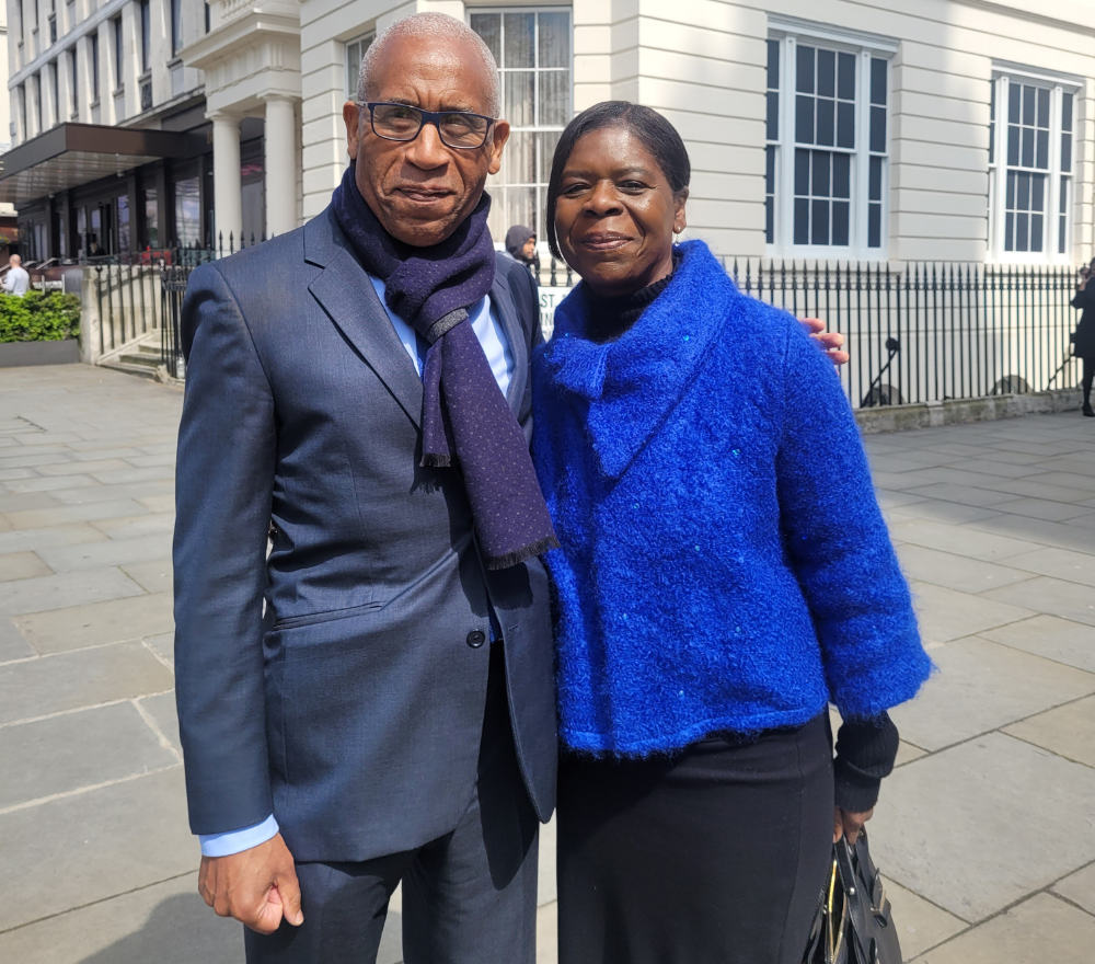 Pauline & Lord Woolley, a founder of operation black vote and Principle of Homerton College, Cambridge University