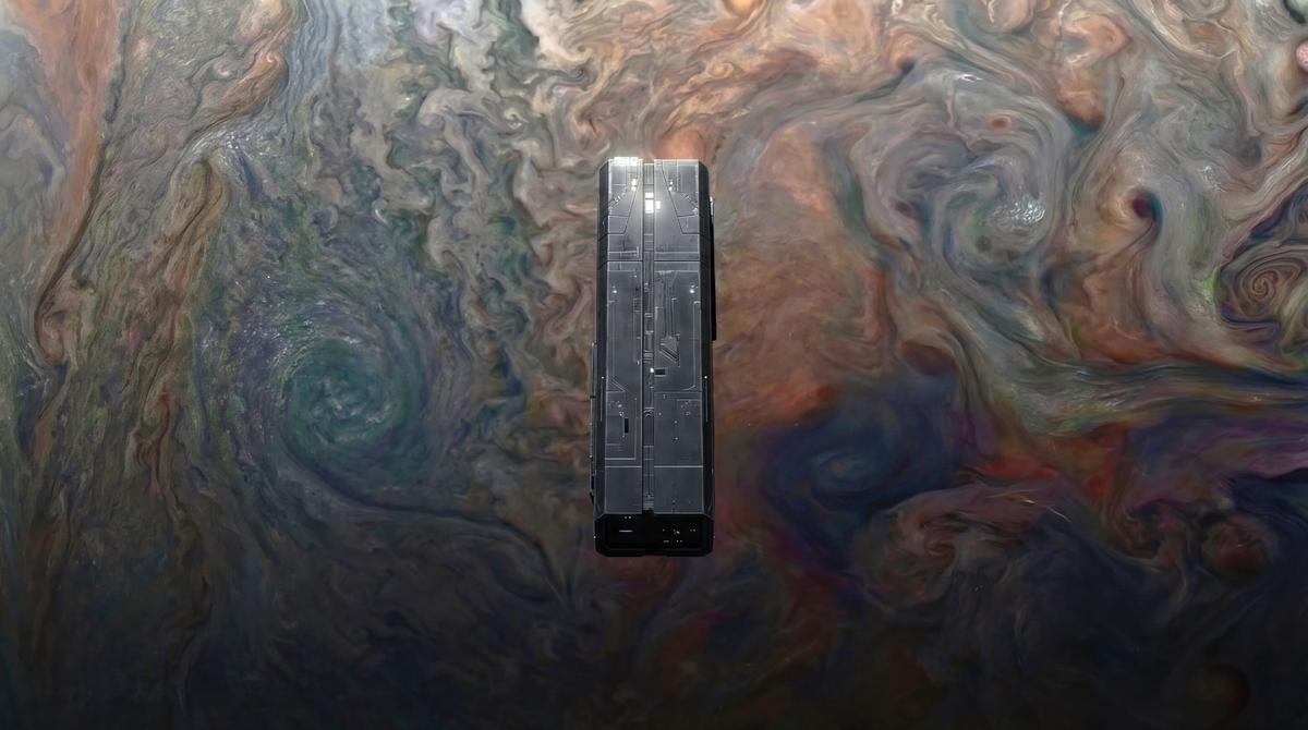 <p>Saint Mungo orbiting a gas giant</p>