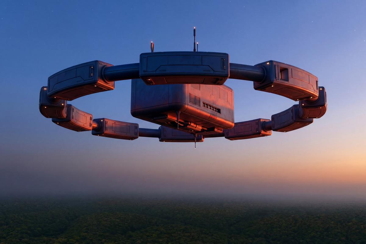 <p>Setright Science Facility at dusk</p>