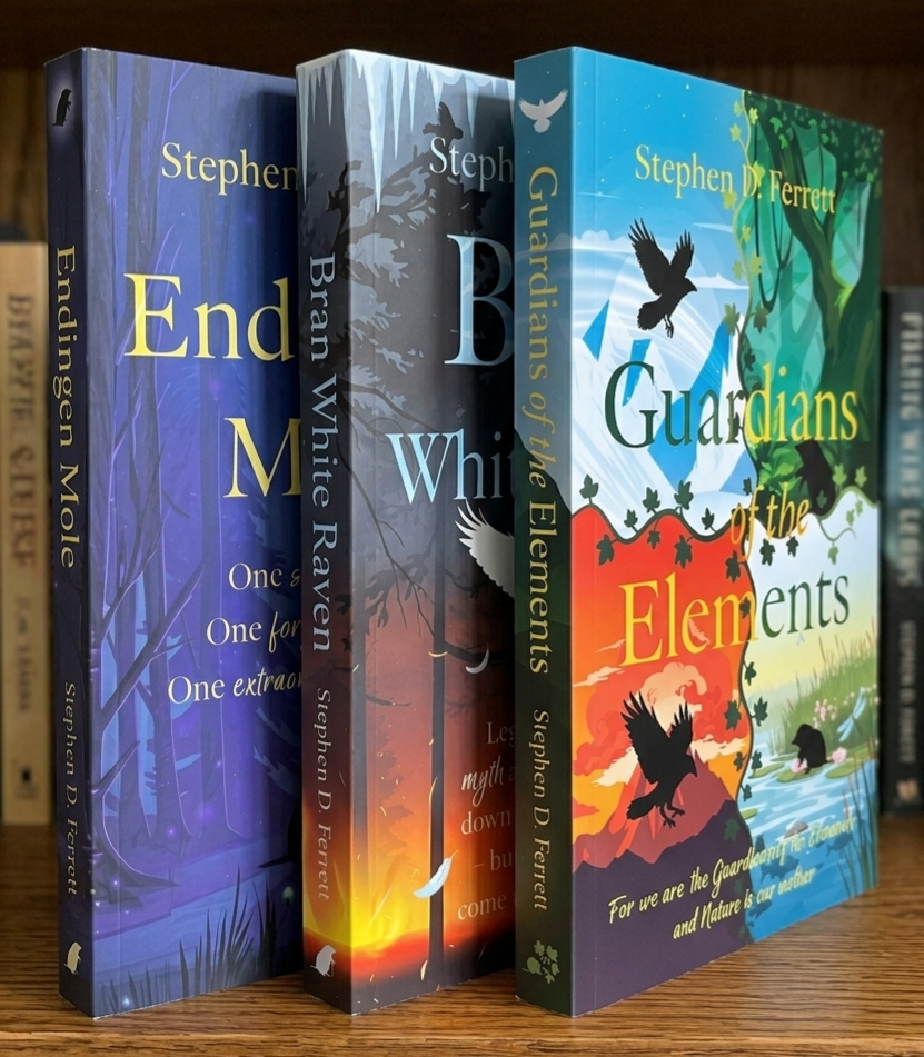 Endingen Mole and Bran — White Raven book covers