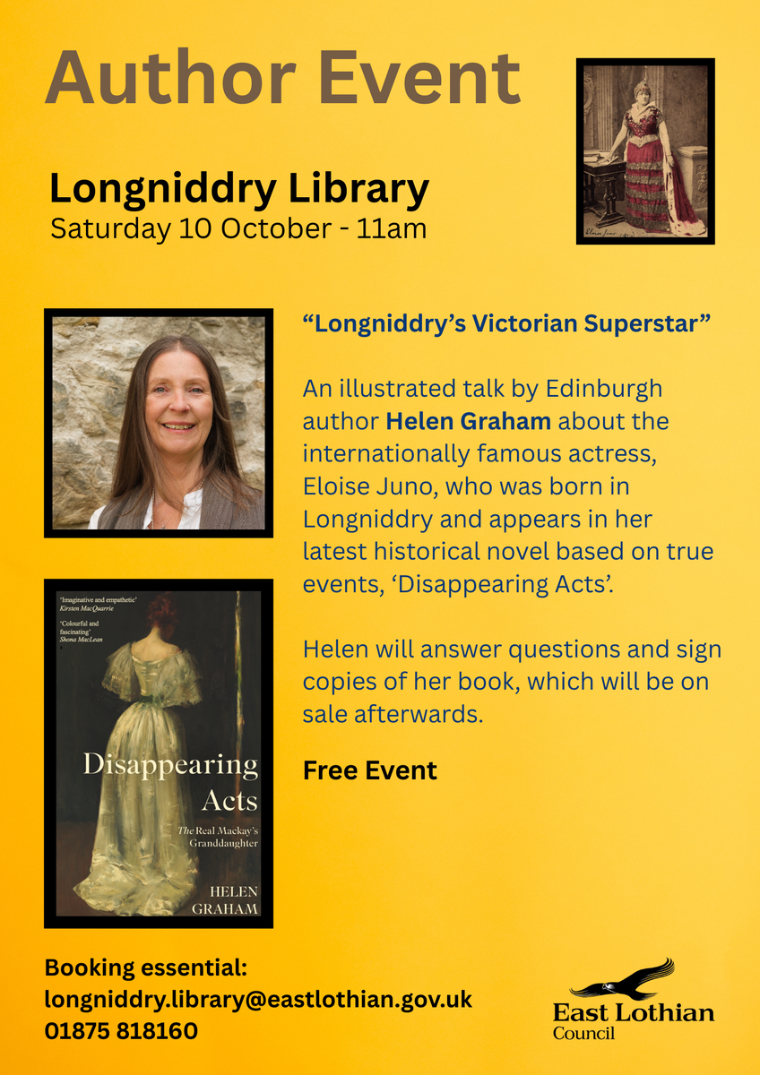 Longniddry's Victorian Superstar - Author Event