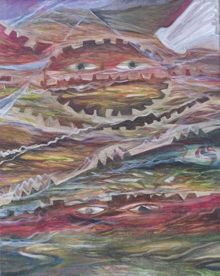 Burnout, a painting by Sandy Howarth