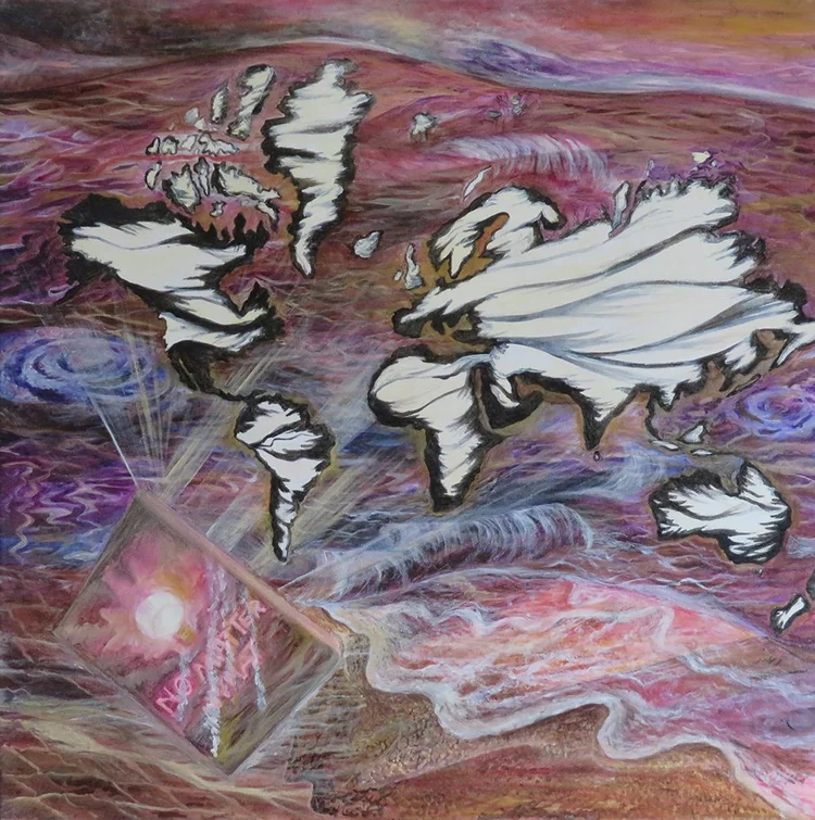 Supporting the world of autism, a painting by Sandy Howarth