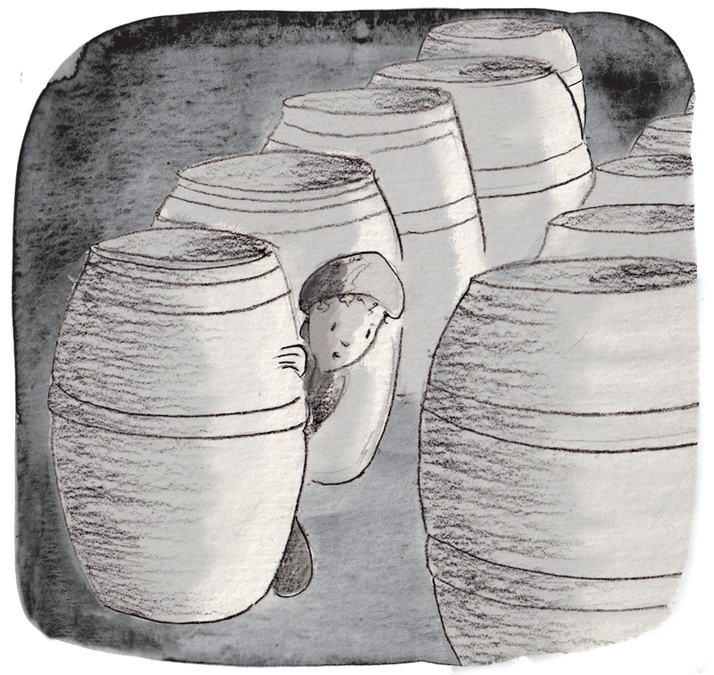 Graphic from The Adventures of Turnbroach Tom and Briar the Hampton Court Cat