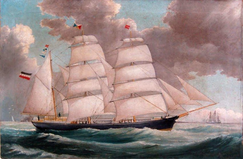 The Barque Theresa brought 239 colonists to South Australia in 1847 from Devon and Cornwall including John Jonas and his new wife Betsy Honey.