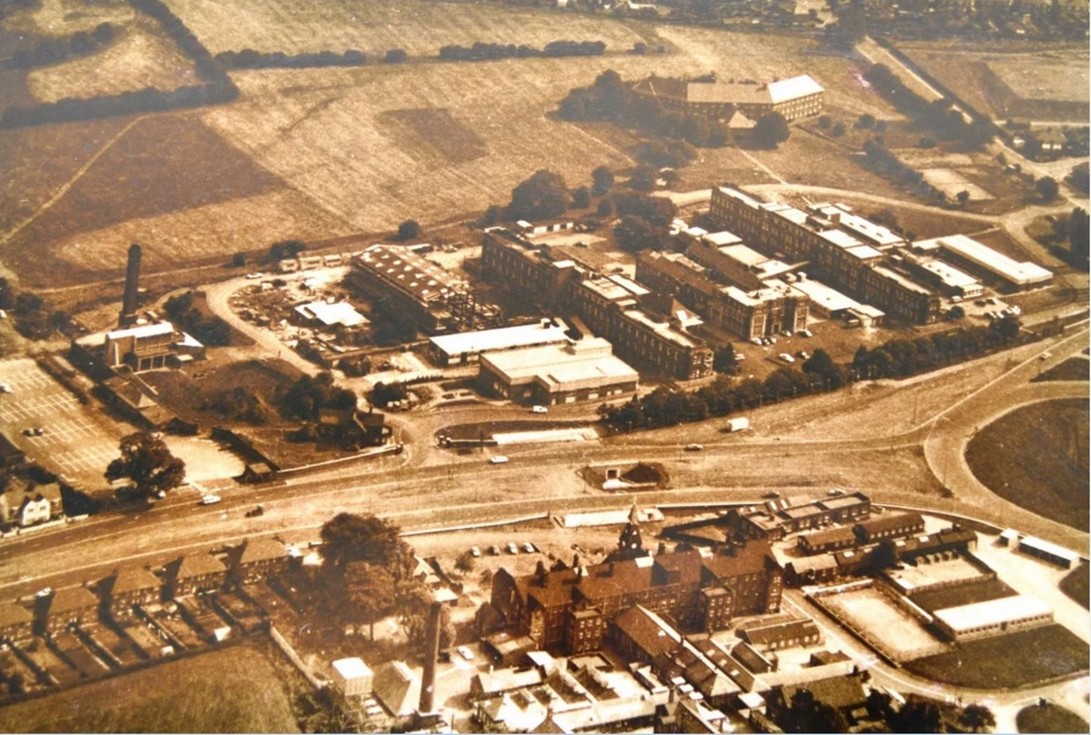 Derby City Hospital and the Manor Hospital, Derbyshire UK where I interned in the Winter of Discontent, 1973-74.