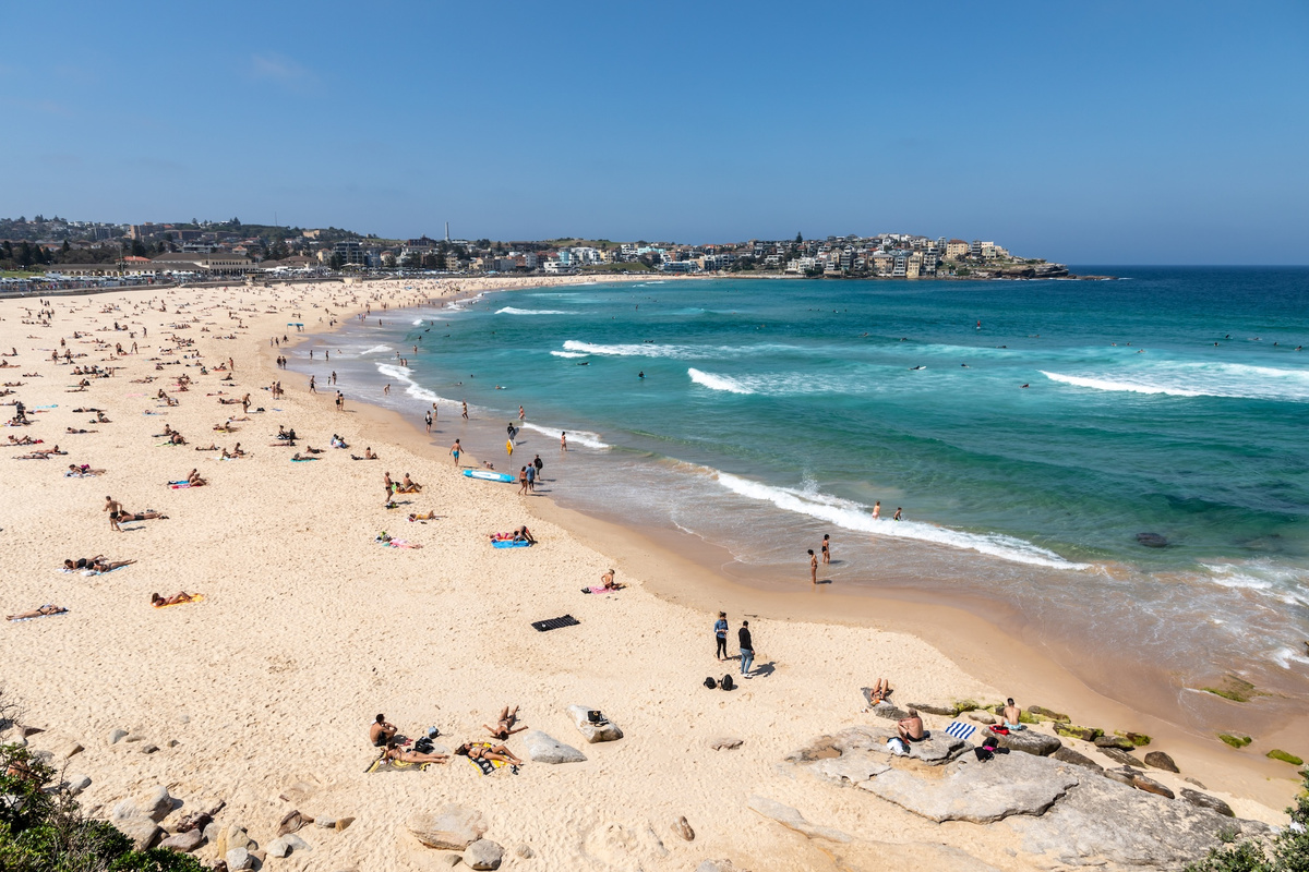 Bondi Beach Sydney where I spent time during summer vacation at the end of my intern year in Melbourne.