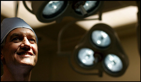 Dr Jonas in the operating room at Children&rsquo;s National Hospital, Washington DC.