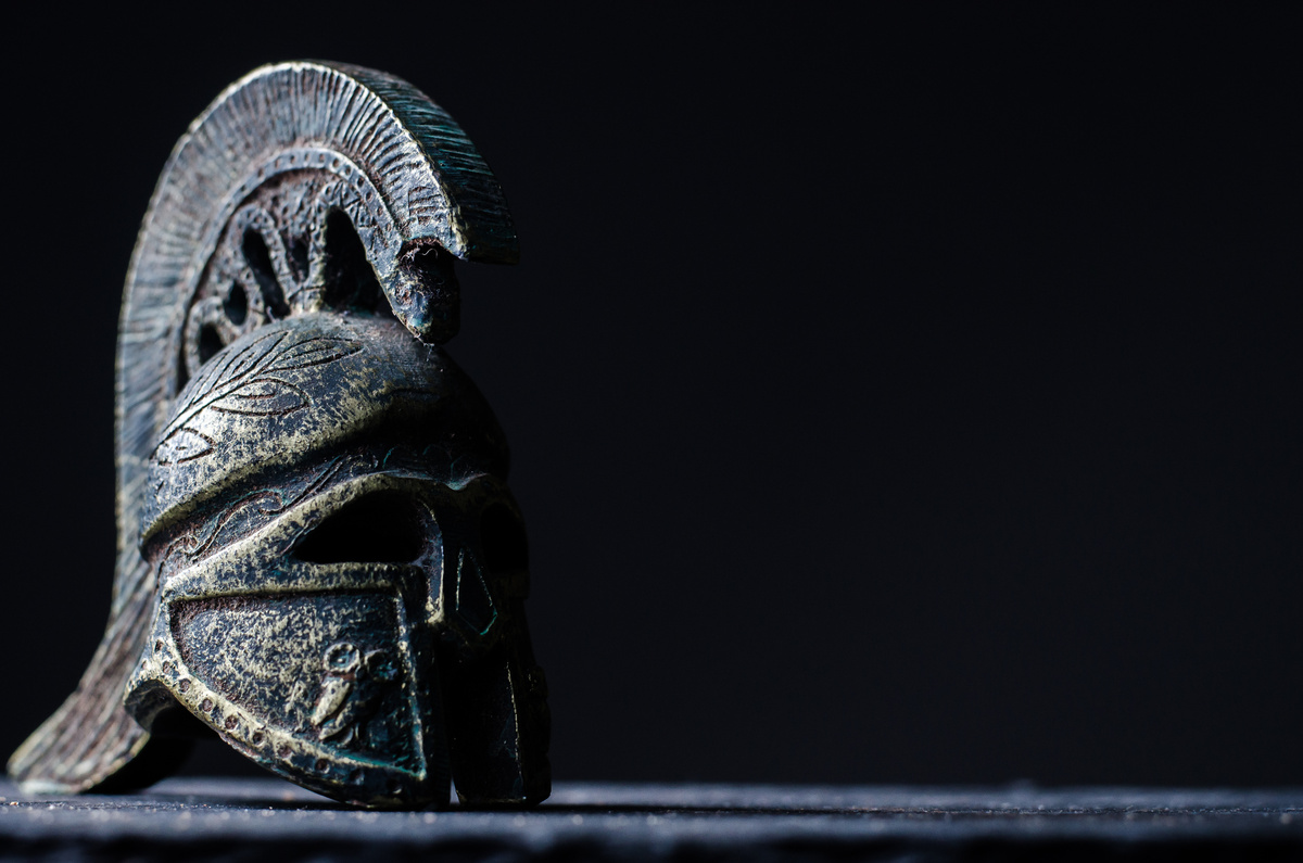 Spartan helmet