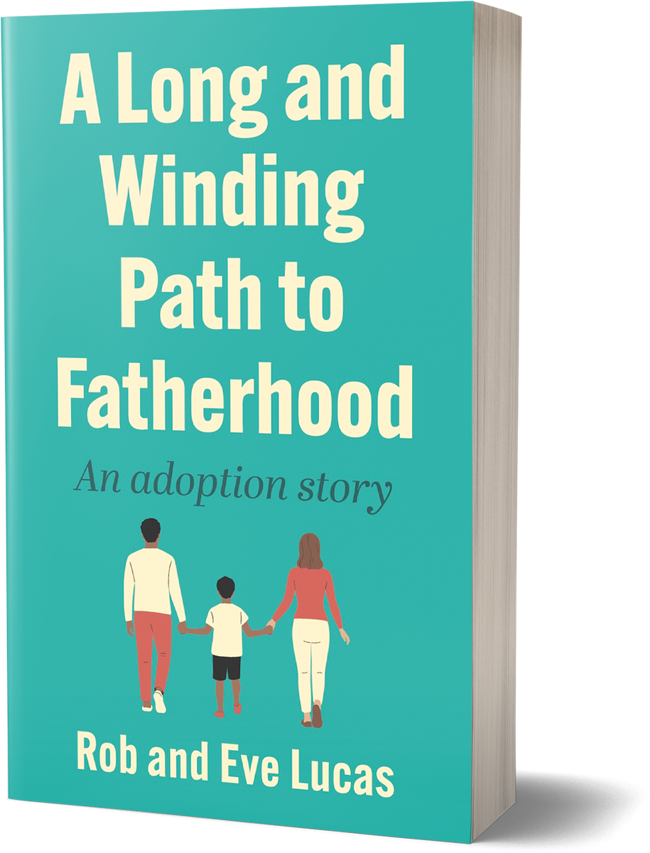 A Long and Winding Path to Fatherhood 3D book cover