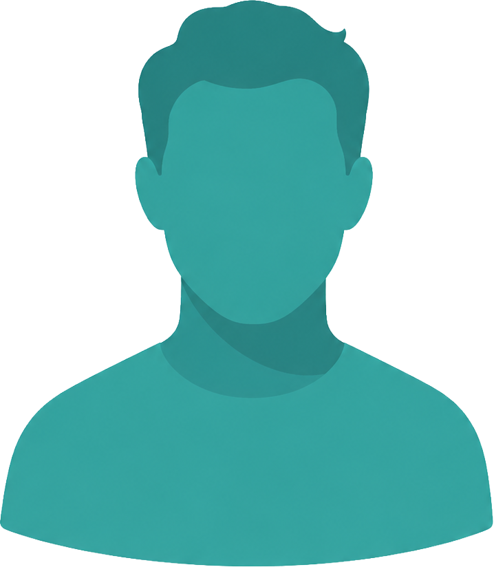 Male profile icon graphic