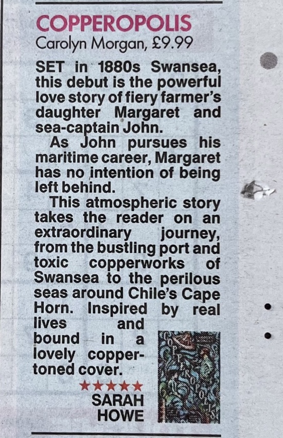 Review of Copperopolis in The Sun