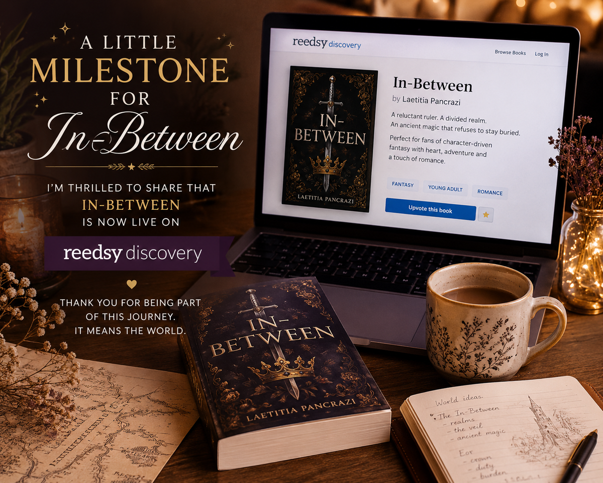 In-Between is on Reedsy Discovery