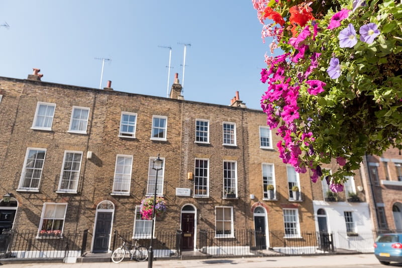 London terraced houses
