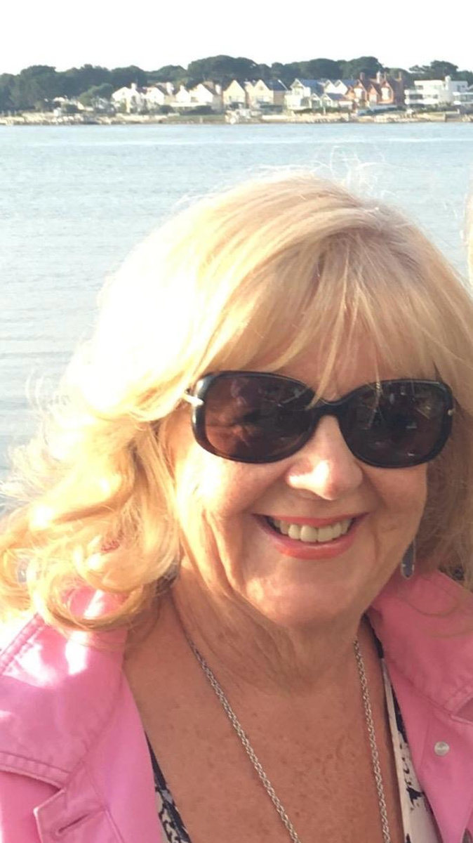 Carole Ryder by the waterfront in Dorset
