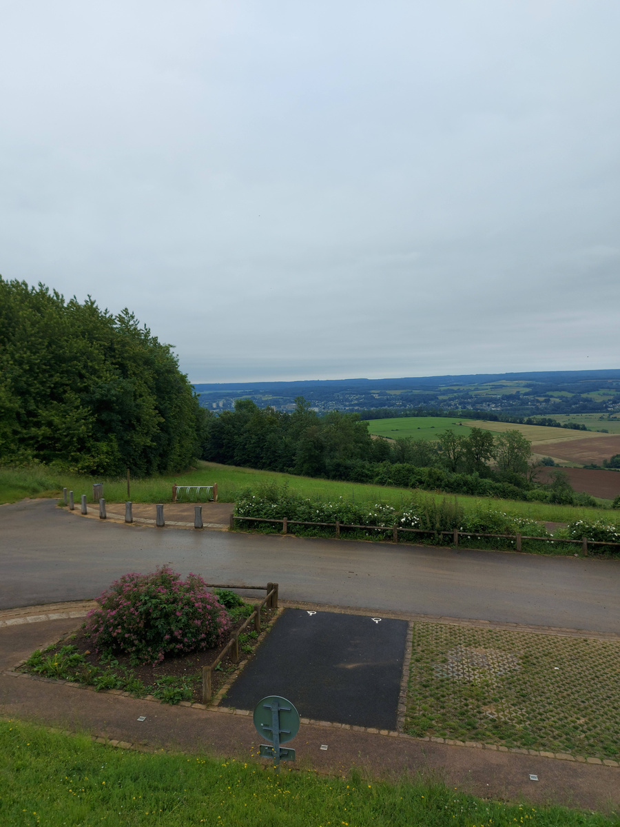 Meuse Valley from Bois de Marfee
